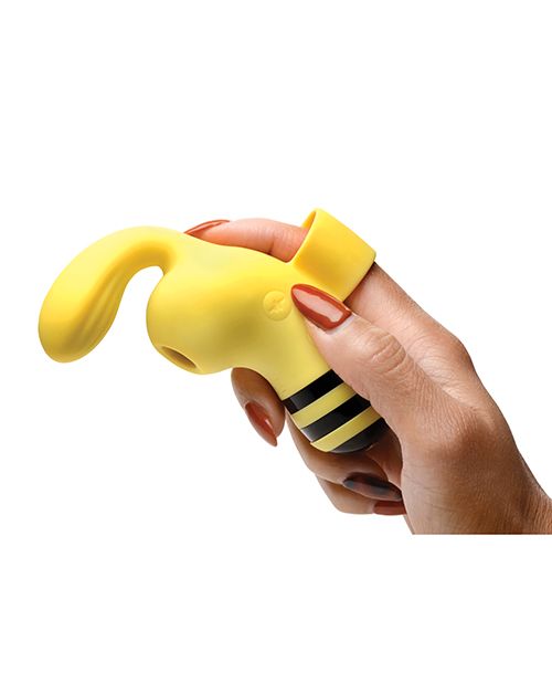 Shegasm Sucky Bee 5x Suction And 10x Vibration Finger Vibe Sensuel